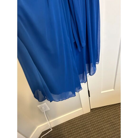 One Shoulder Royal Blue Prom/Homecoming Dress by DB Studio Size 4/6 - Picture 6 of 8